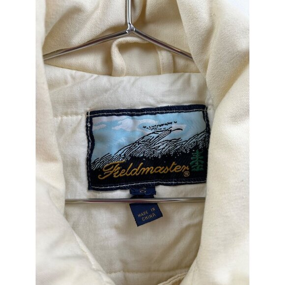 VTG SEARS Fieldmaster Sleeveless Utility Puffer Vest  Jacket W/Button Epaulets L - Picture 2 of 15